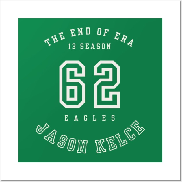 JASON KELCE THE END OF ERA Wall Art by Alexander S.